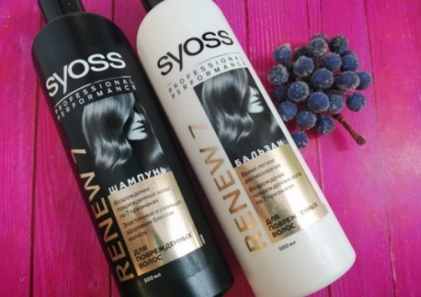 Шампунь SYOSS SILICONE FREE «Відновлення та Сила»