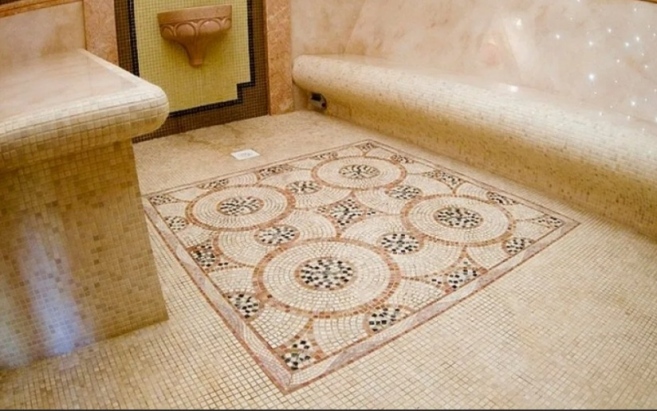 плитка мозаика для ванной на пол