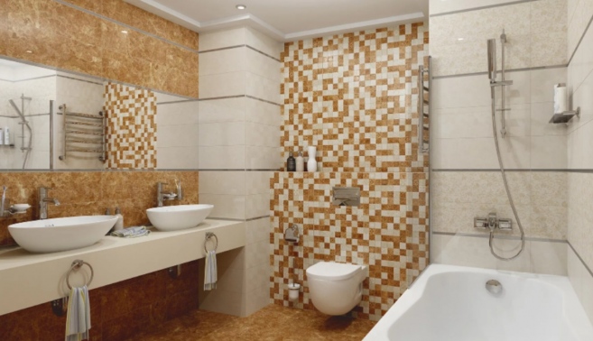 Плитку мозаику для ванной заказывайте в онлайн магазине TileClub!